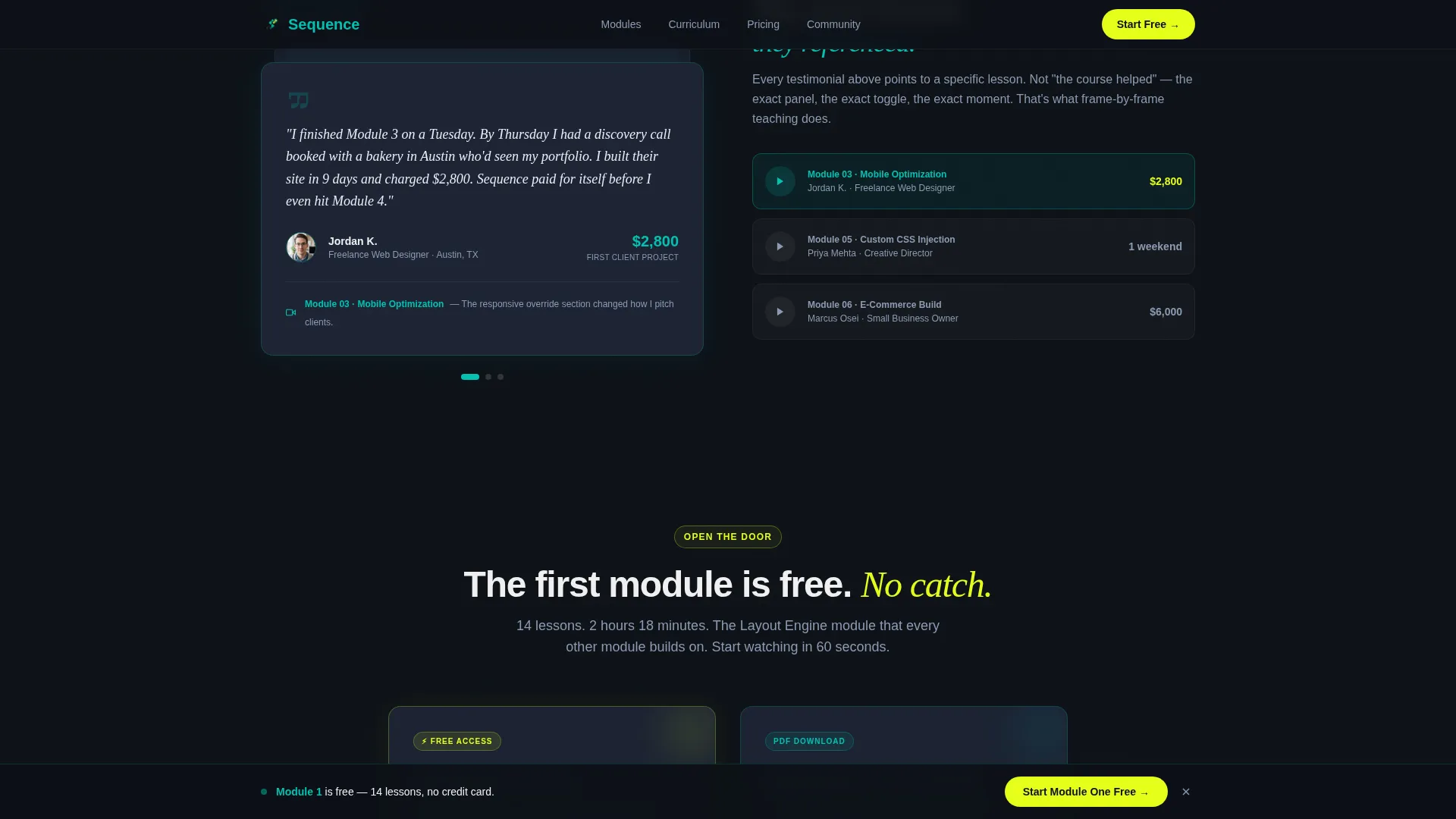 Dynamic Squarespace | Free Website Template | Rocket