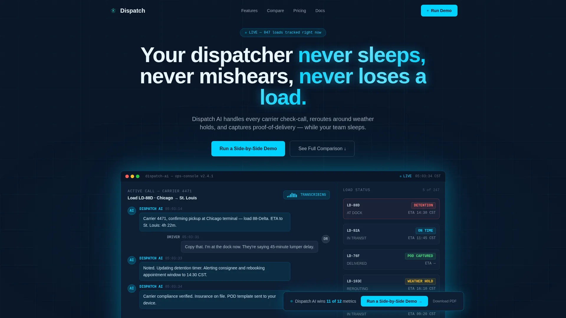 AI for Logistics Professional Website Template