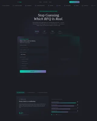 AI for Manufacturing Cost Calculator Website Template