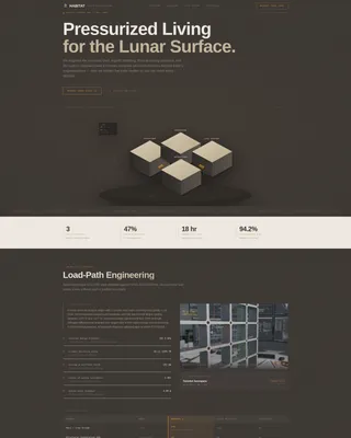 Space & Advanced Aerospace Professional Website Template