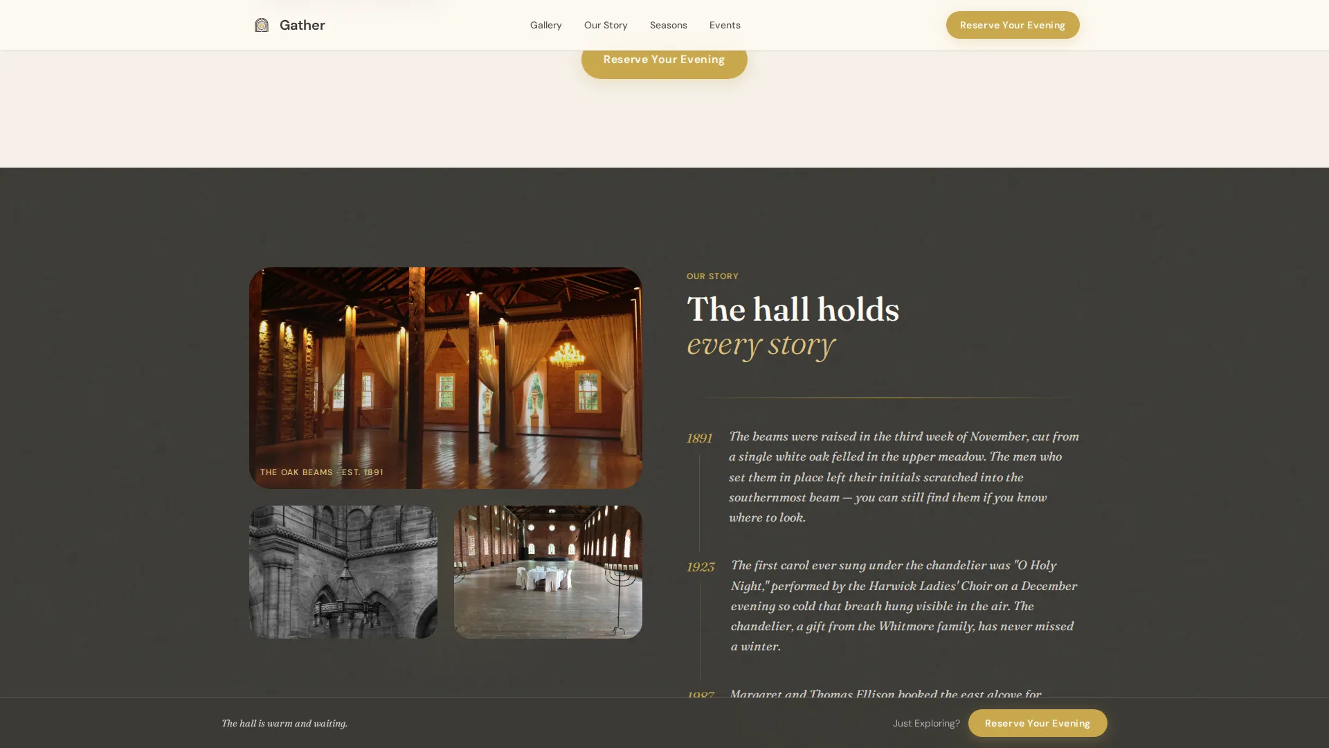 Holiday Event Professional Website Template