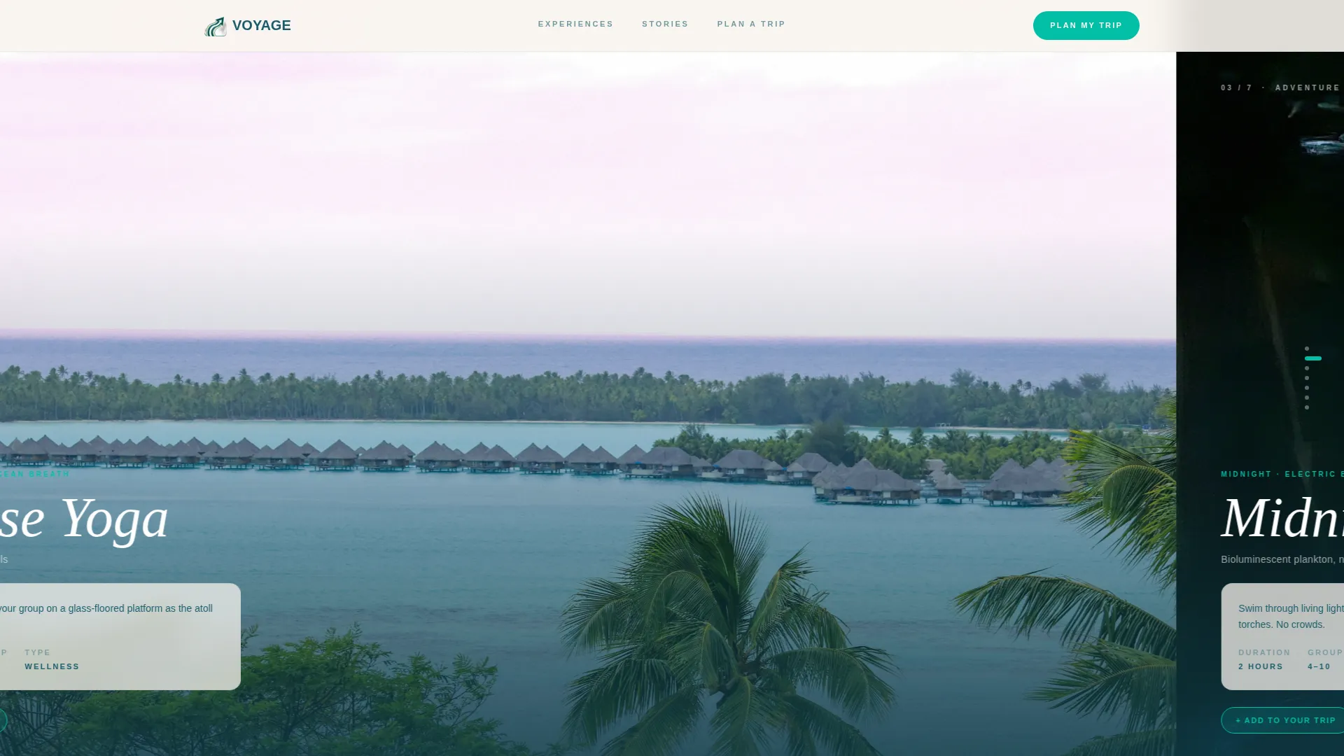 Maldives Travel Professional Website Template