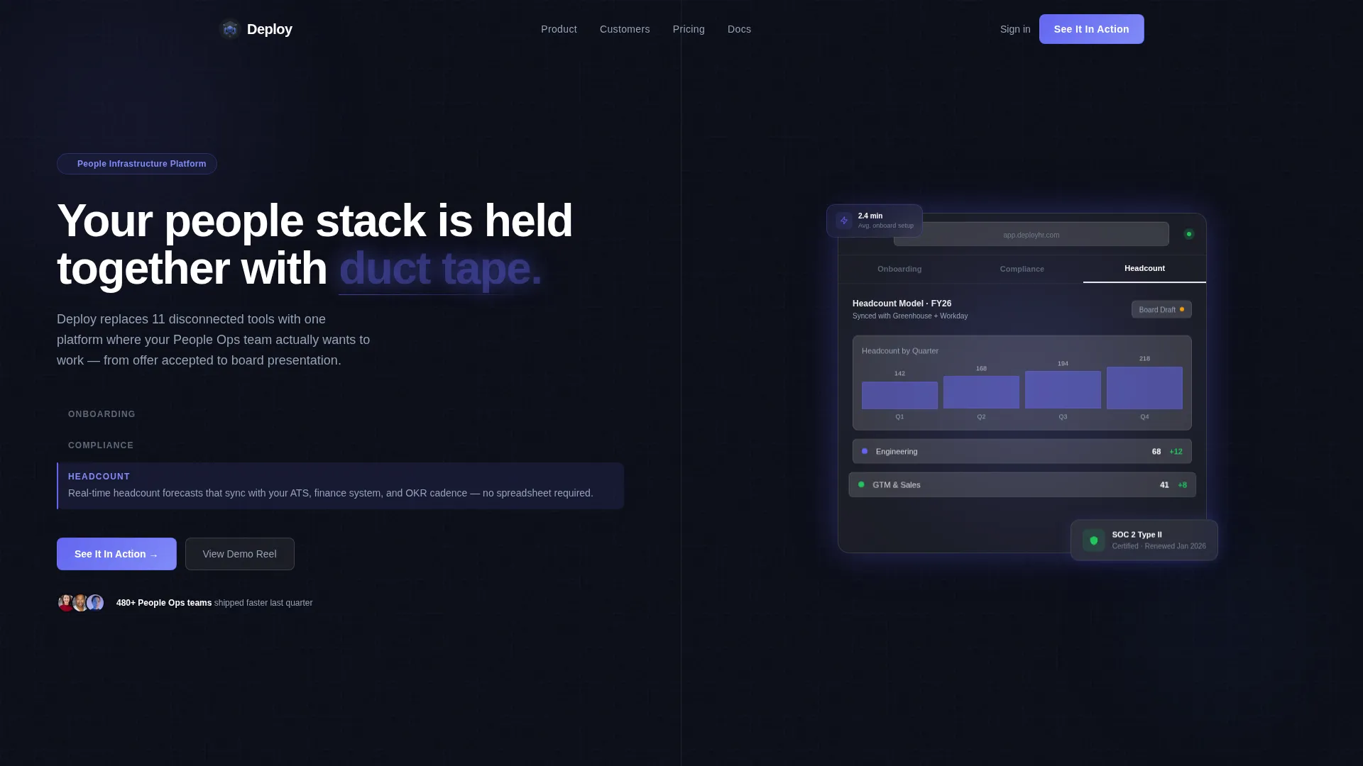 HRTech Startup Privacy Policy Website Template