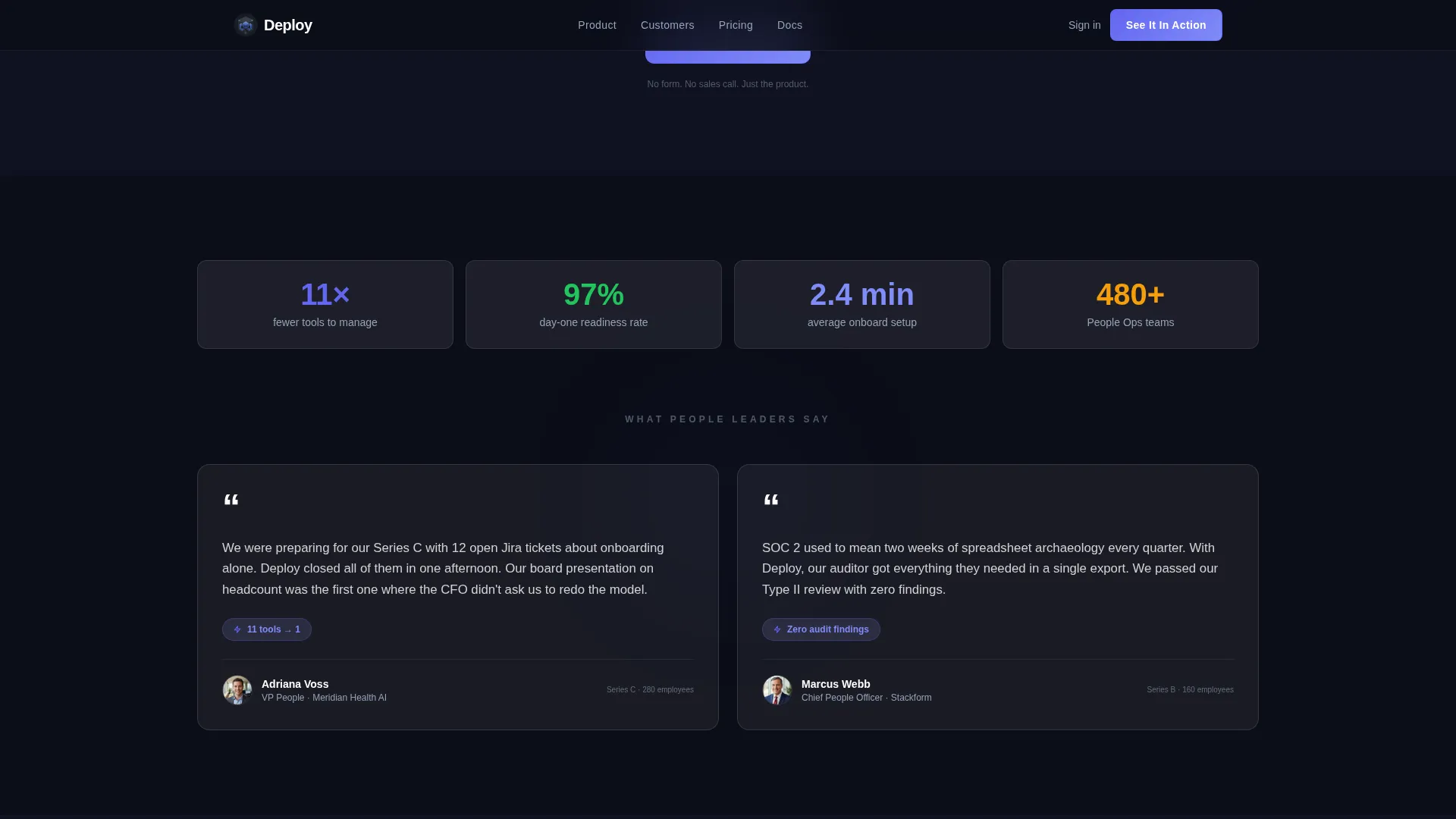 HRTech Startup Privacy Policy Website Template