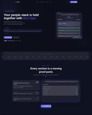 HRTech Startup Privacy Policy Website Template