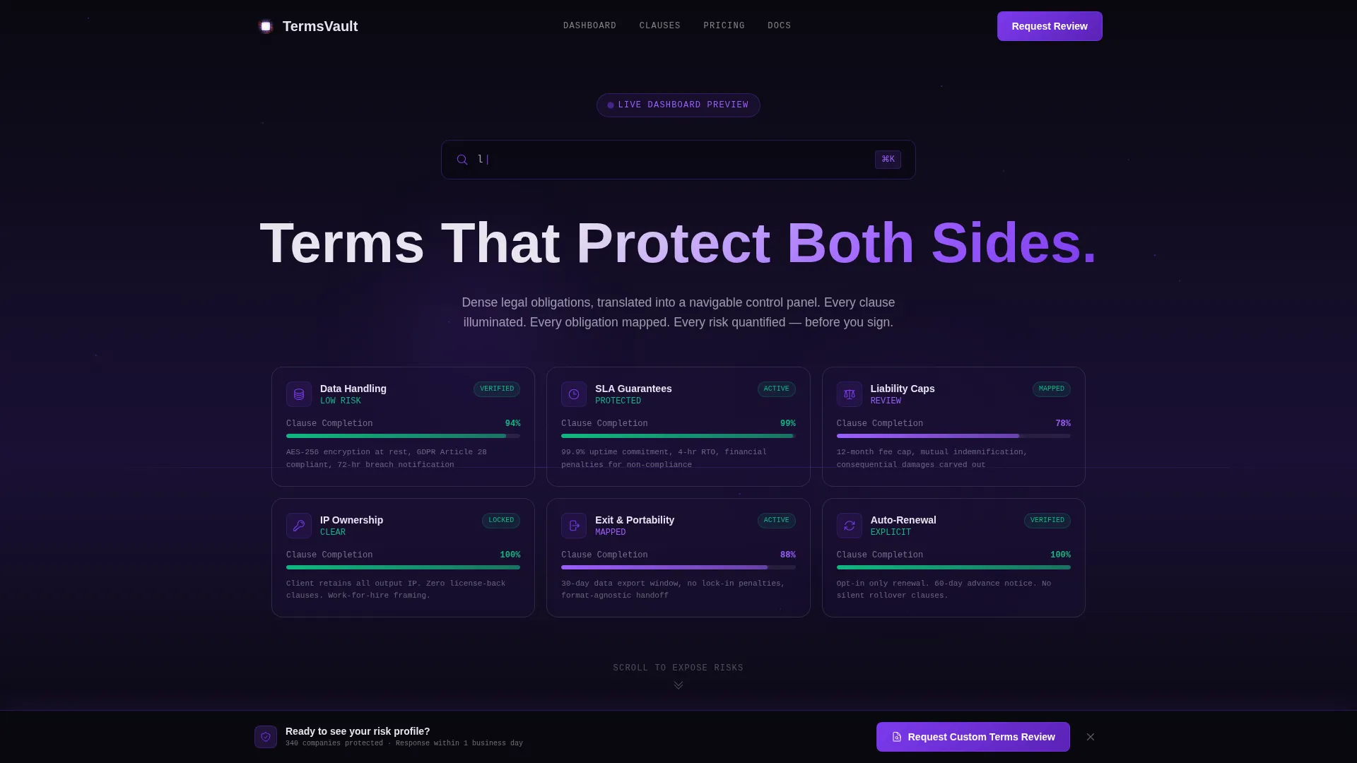 IT Services Company Privacy Policy Website Template