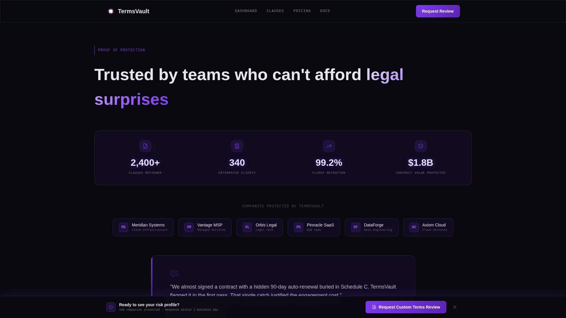 IT Services Company Privacy Policy Website Template