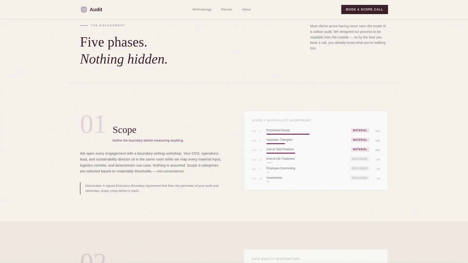 Environmental Consulting Booking Website Template