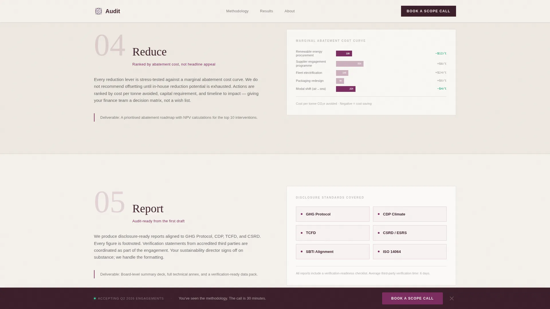 Environmental Consulting Booking Website Template