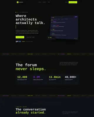 Architecture Digital Presence Reviews Website Template