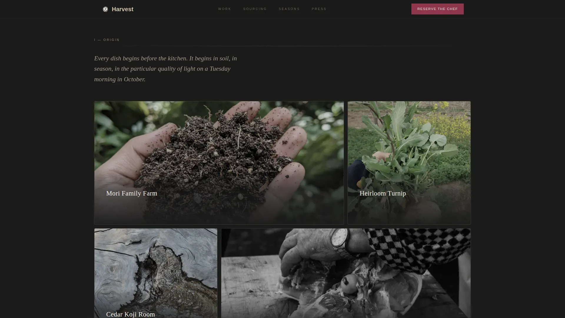 Chef & Culinary Personality Booking Website Template