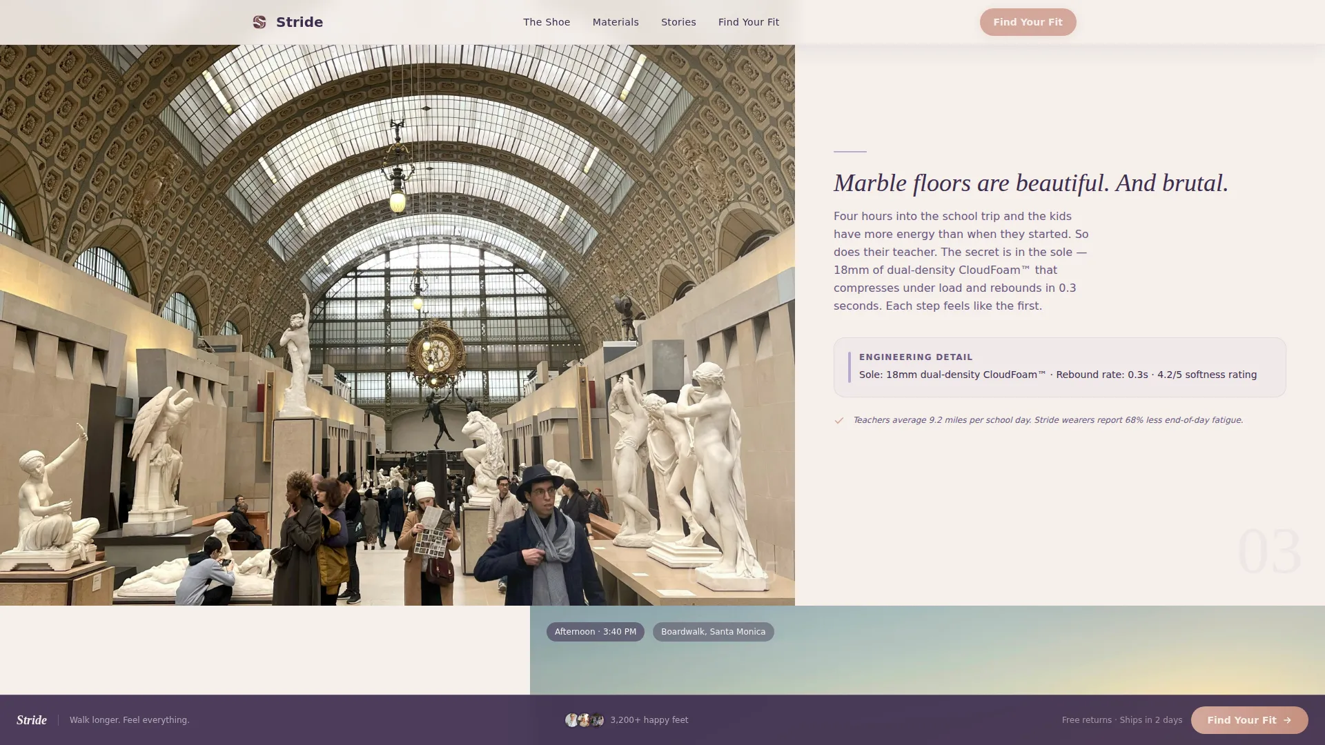 Footwear Brand Professional Website Template