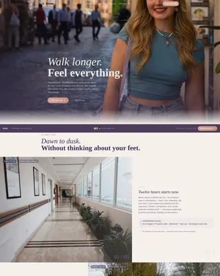 Footwear Brand Professional Website Template