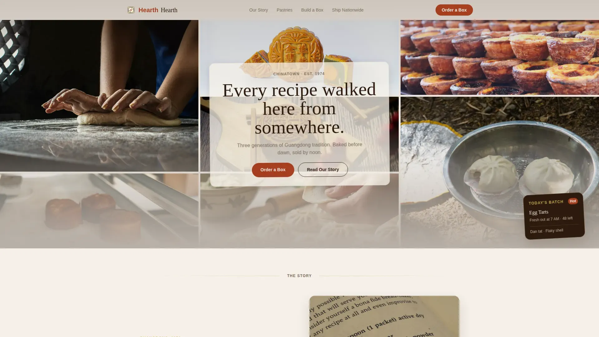 Chinese Cuisine & Dining Professional Website Template