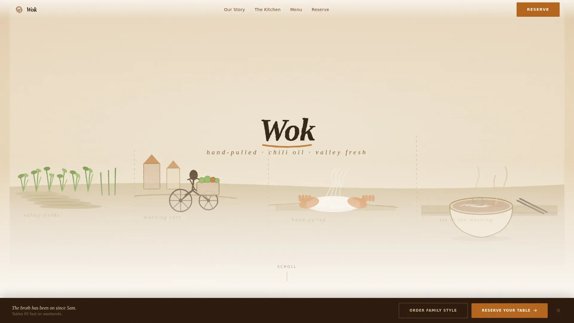 Chinese Dining Booking Website Template