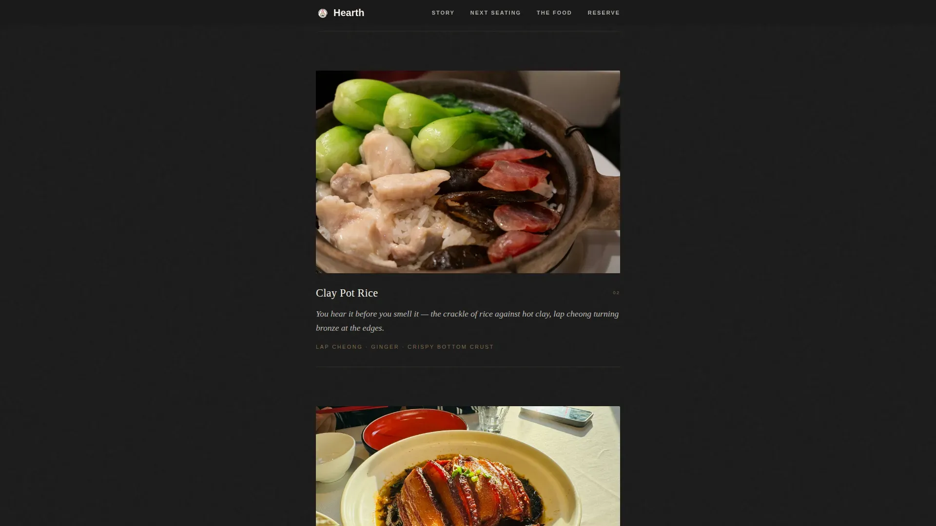 Chinese Dining Specialist Professional Website Template