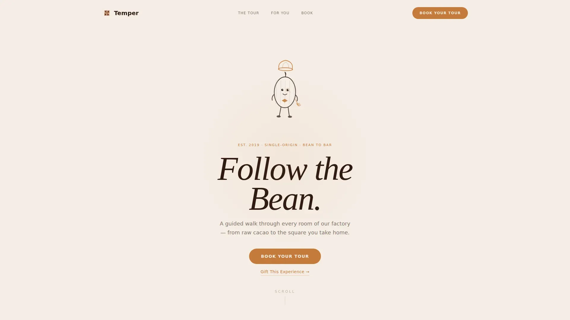 Chocolate & Confectionery Specialist Booking Website Template
