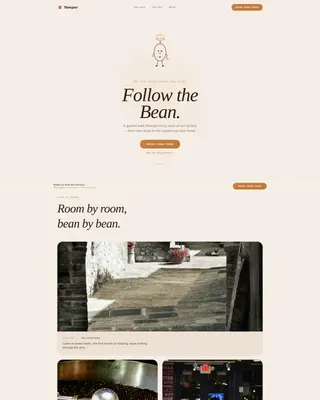 Chocolate & Confectionery Specialist Booking Website Template