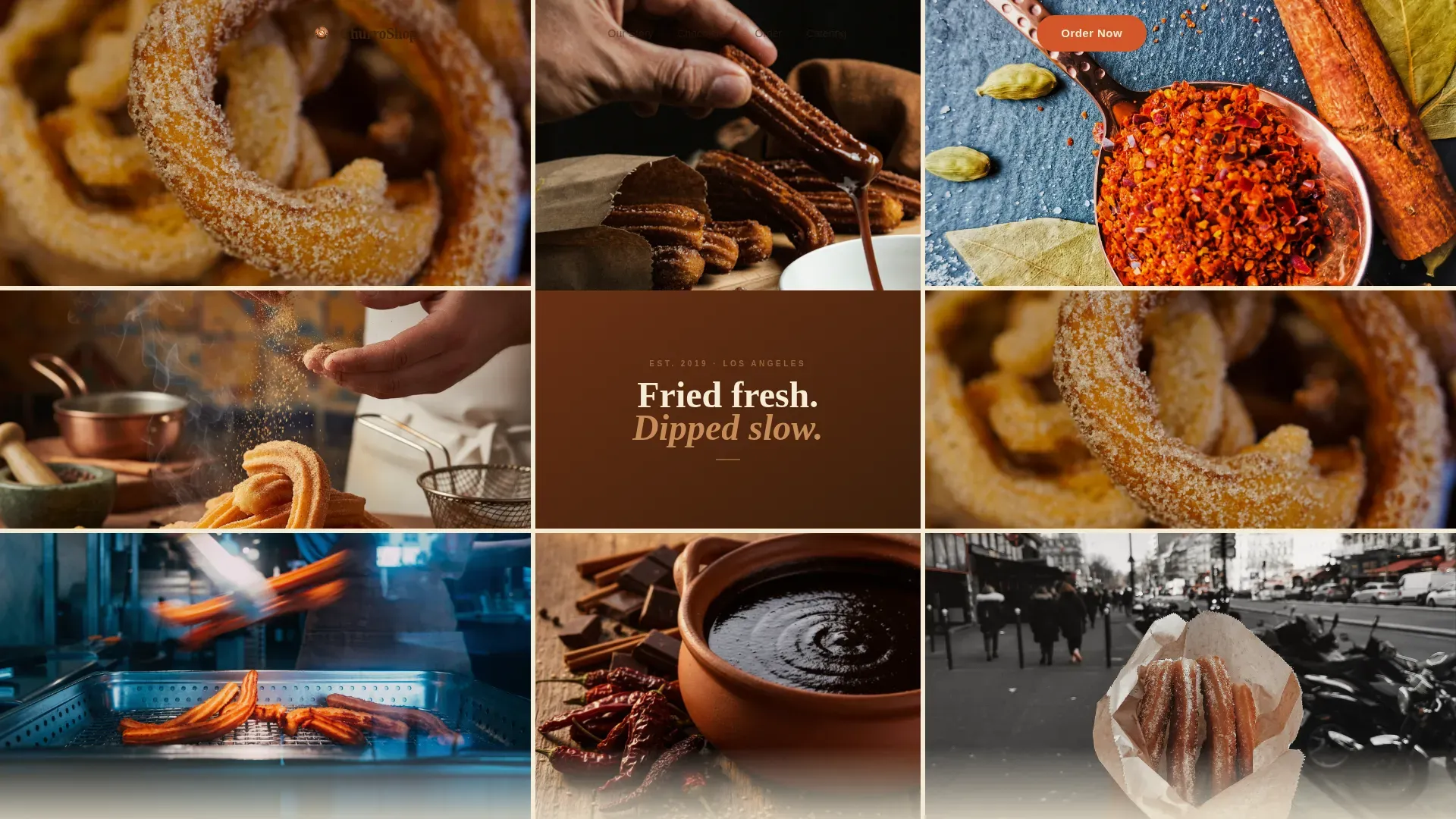 Signature Chocolate Cafe | Free Website Template | Rocket
