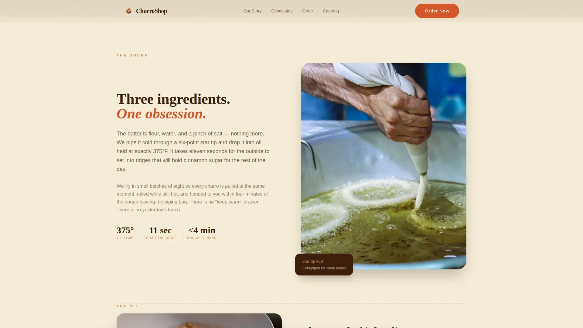 Signature Chocolate Cafe | Free Website Template | Rocket