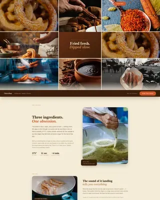 Signature Chocolate Cafe | Free Website Template | Rocket