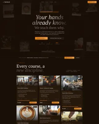 Coffee Roaster & Specialty Coffee Specialist Pricing Website Template