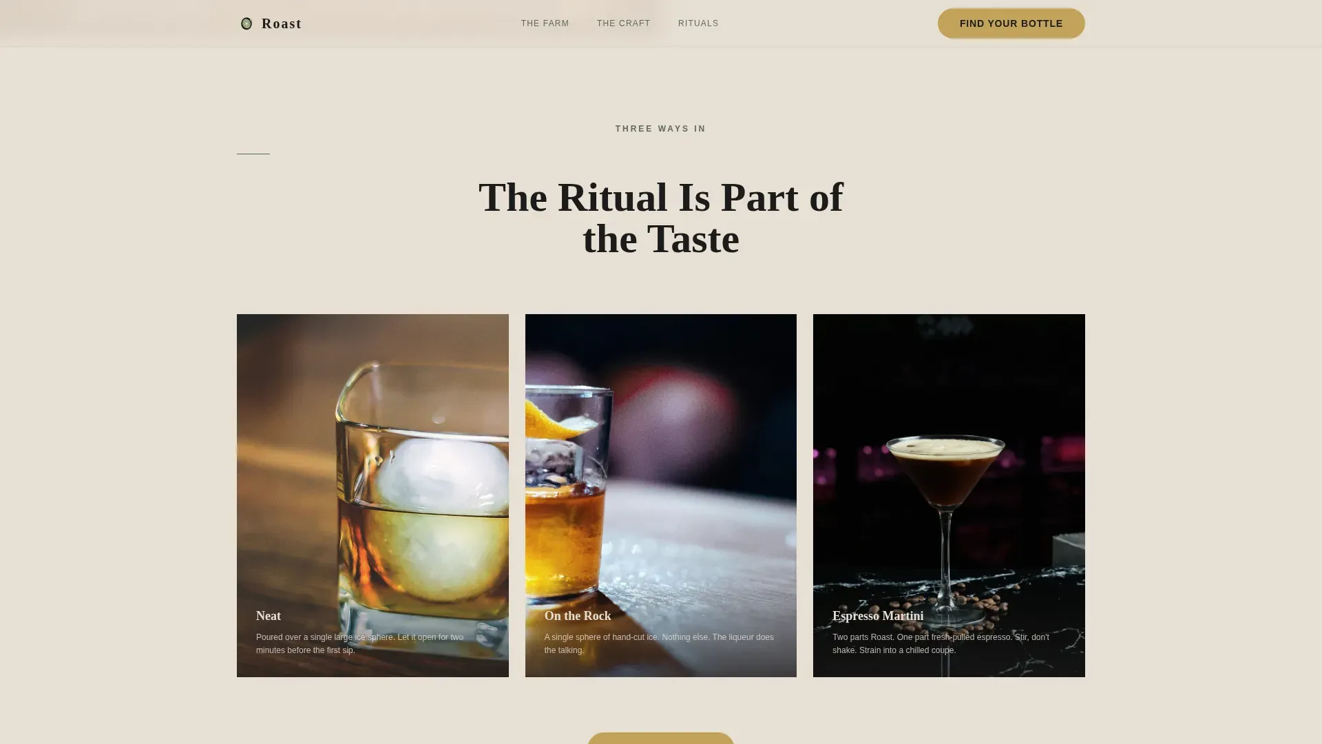 Coffee Roaster & Specialty Coffee Pricing Website Template