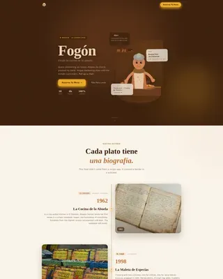 Authentic Colombian Restaurant | Free Website Template | Rocket