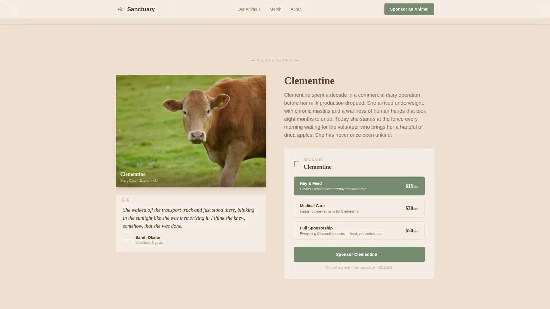 Livestock & Farm Animal Professional Website Template