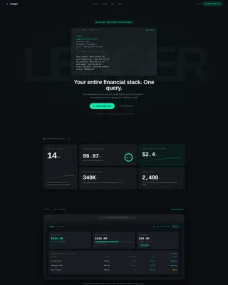 Financial Services Software & SaaS Professional Website Template