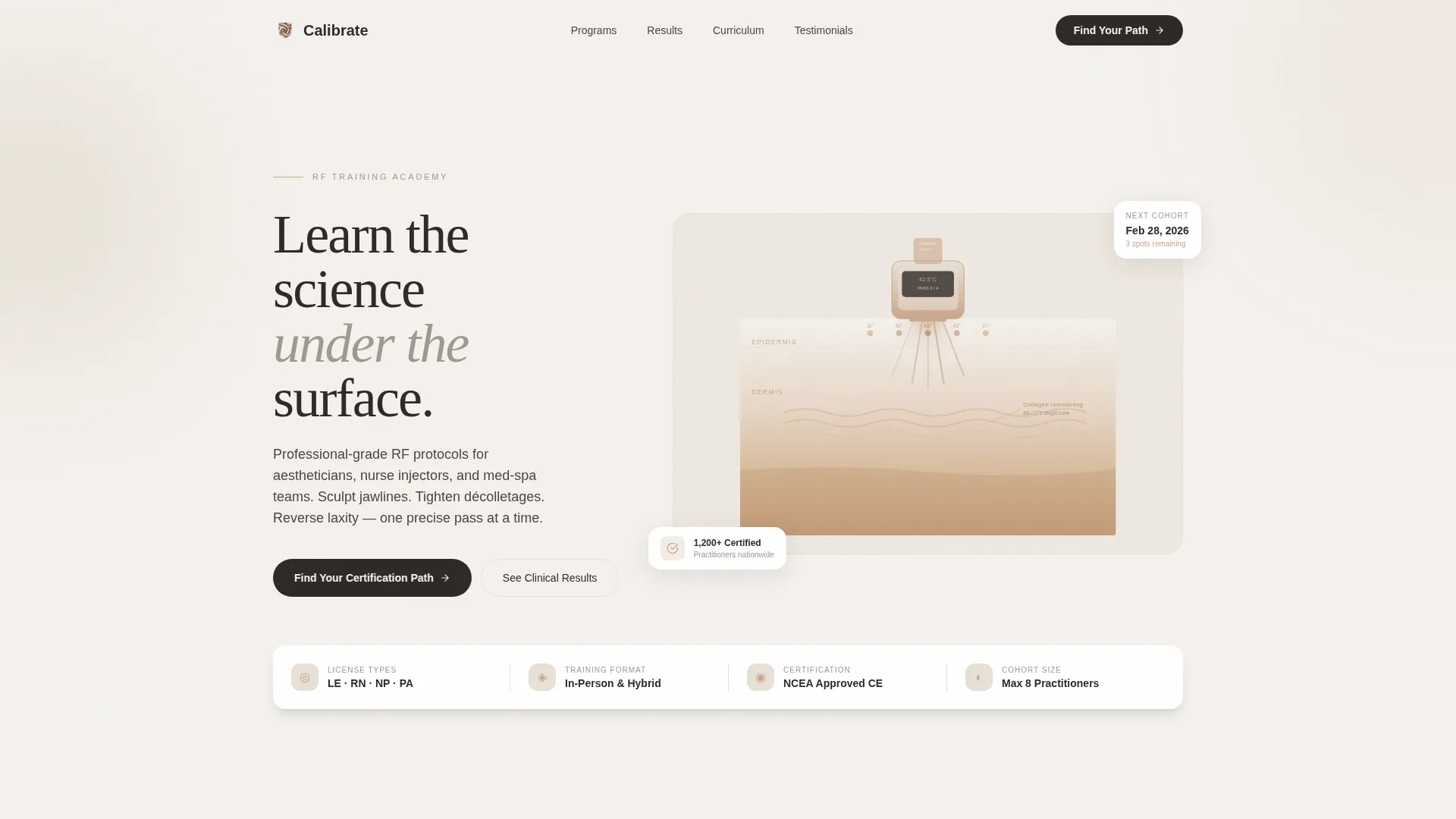 Specialty Beauty Treatments Blog Website Template