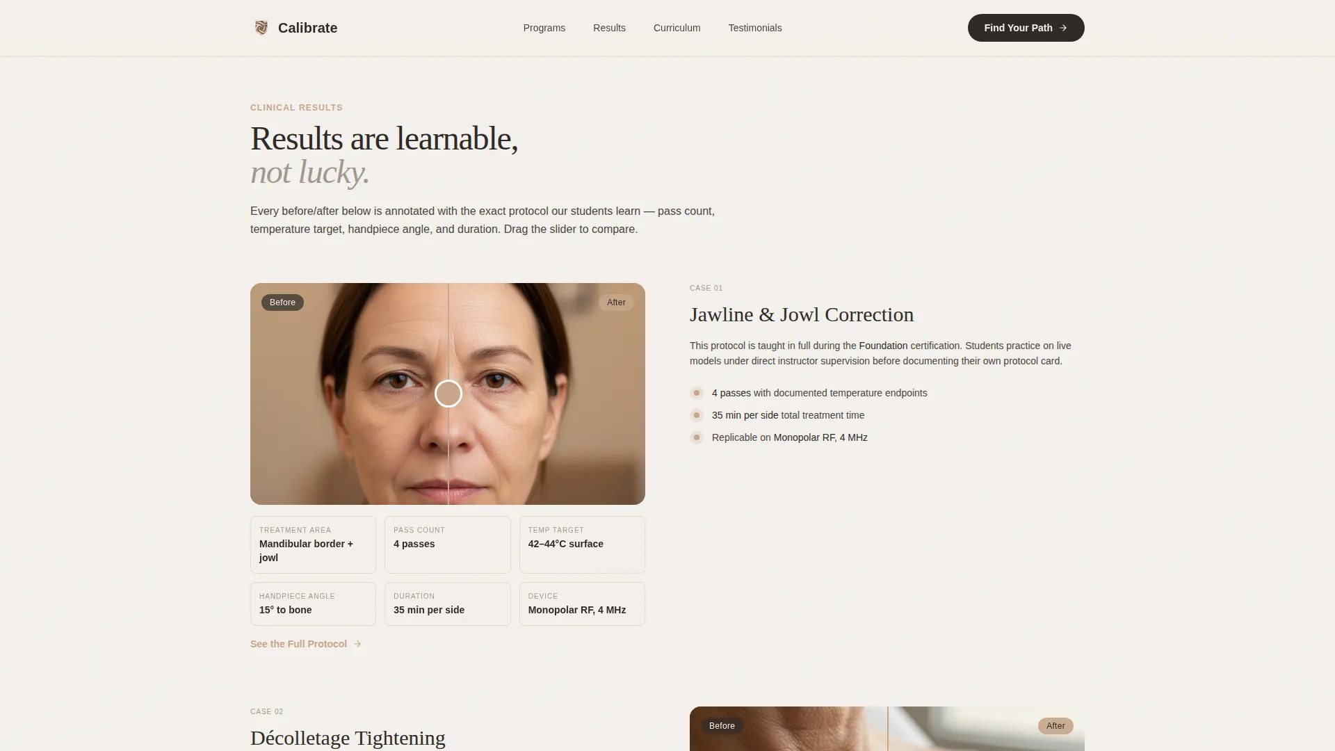 Specialty Beauty Treatments Blog Website Template