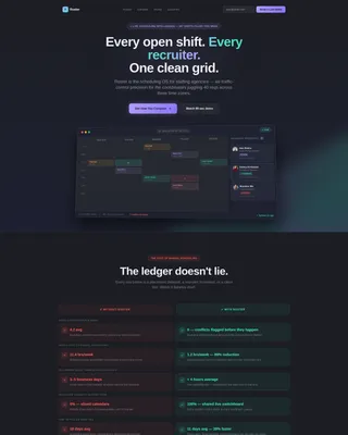 Staffing & Recruiting Digital Presence Portfolio Website Template