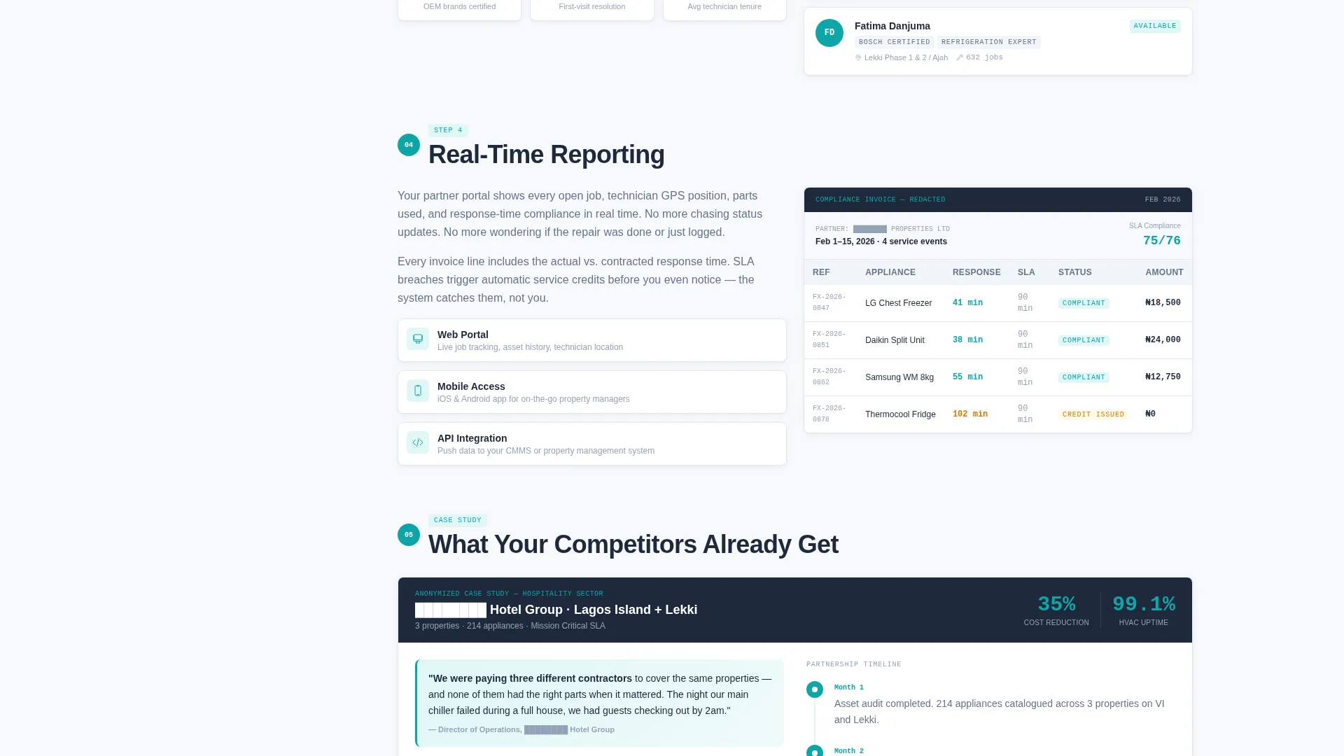 Reliable Appliancerepair | Free Website Template | Rocket