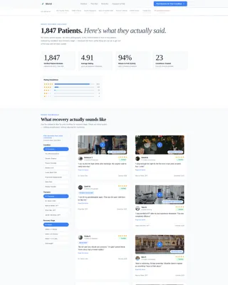 Physical Therapist Booking Website Template