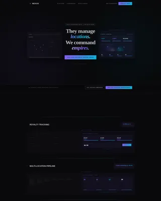 Franchise Vertical SaaS Booking Website Template