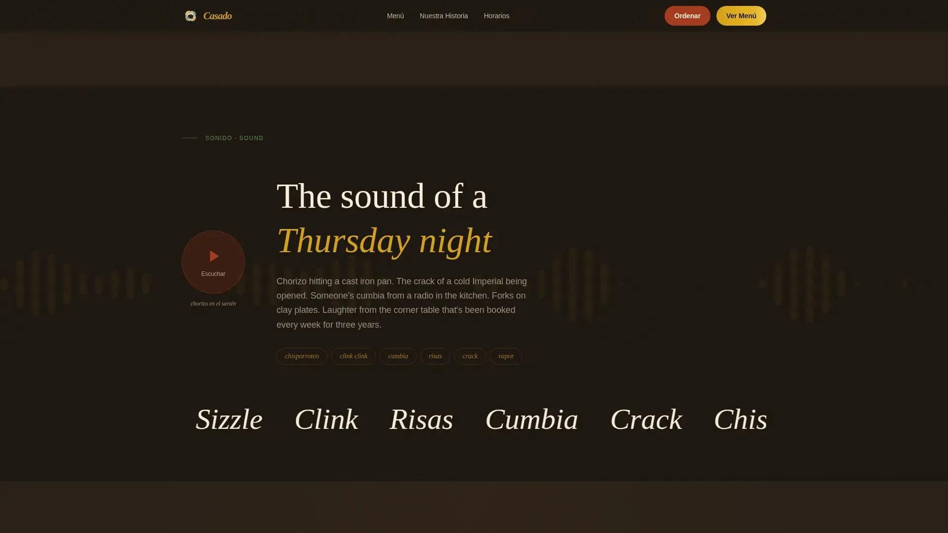 Costa Rican Restaurant | Free Website Template | Rocket