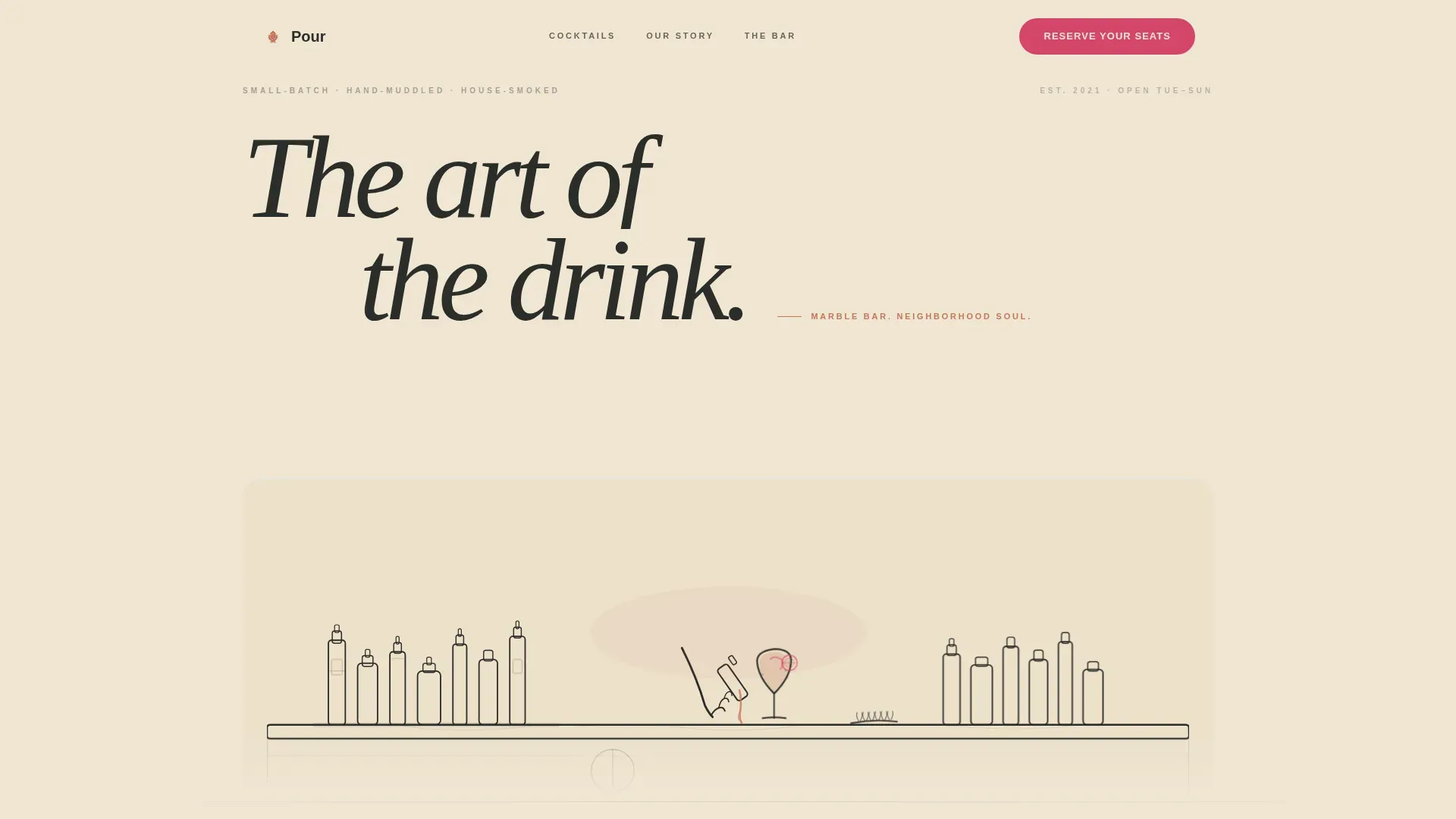 Distillery & Spirits Specialist Booking Website Template