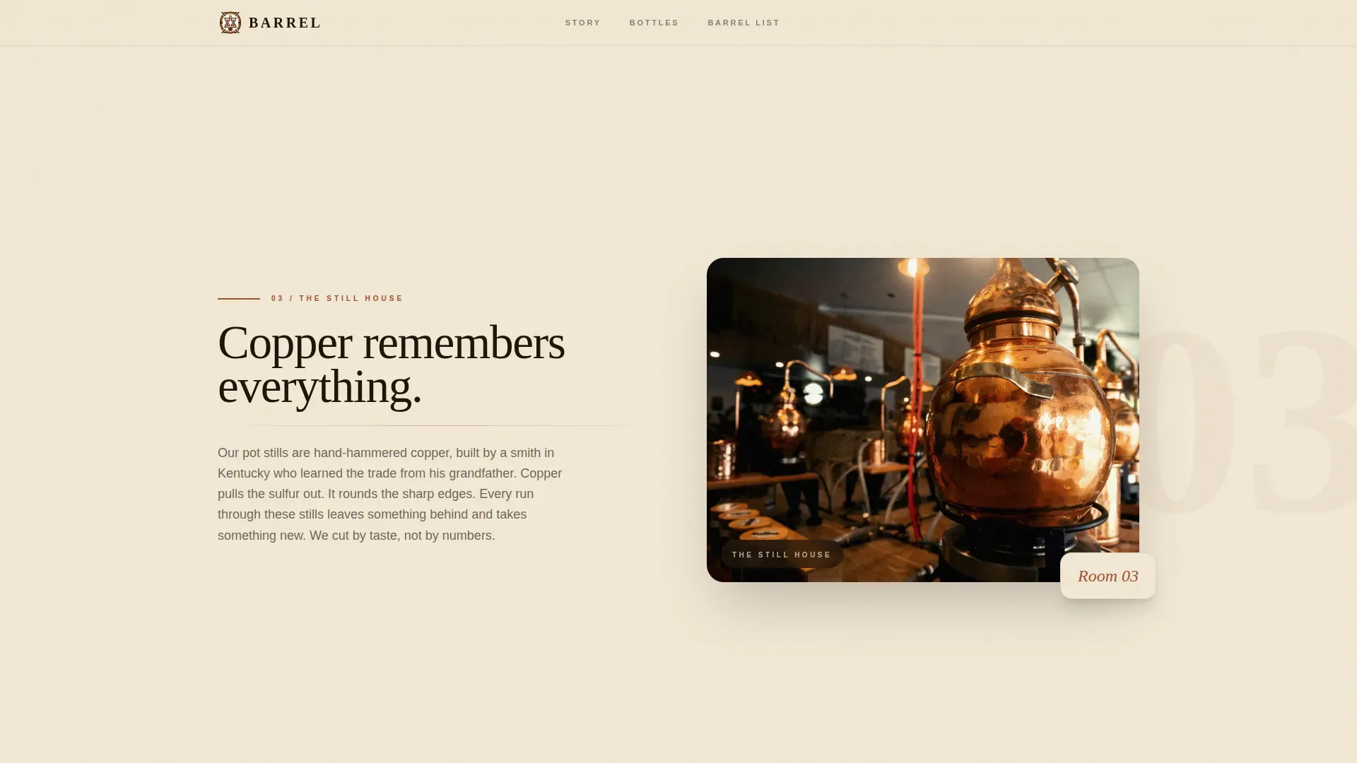 Distillery & Spirits Professional Website Template