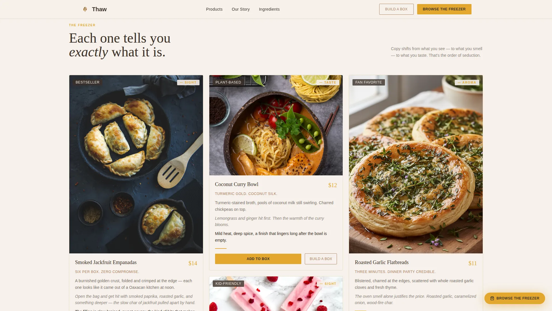 Vegan Food & Dining Professional Website Template