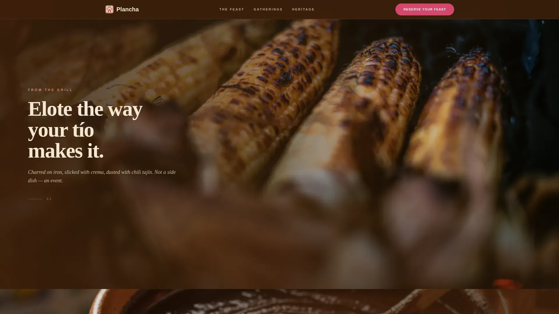Catering & Event Food Booking Website Template