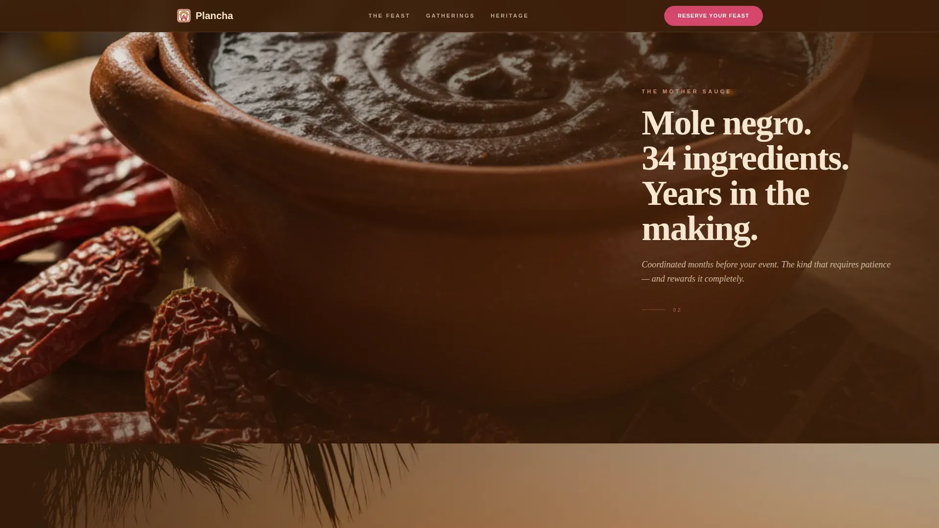 Catering & Event Food Booking Website Template