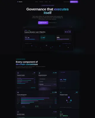 Blockchain & Cryptocurrency Professional Website Template
