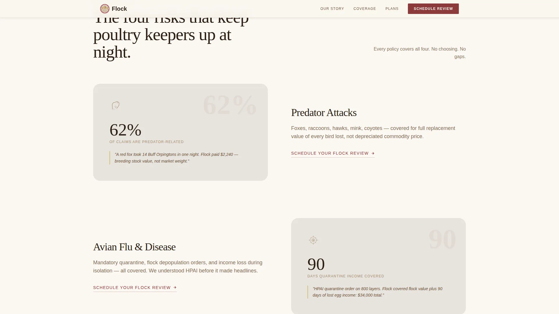 Chicken & Poultry Booking Website Template