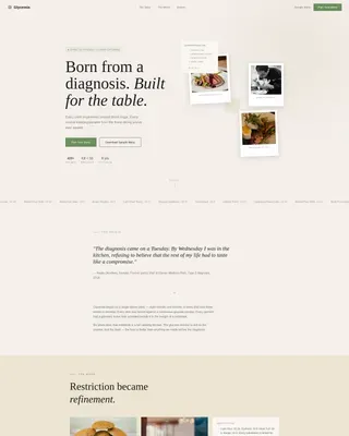 Premium Diabetic Catering | Free Website Template | Rocket