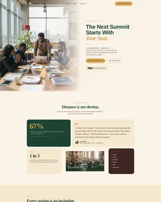 African Community Organizations Professional Website Template