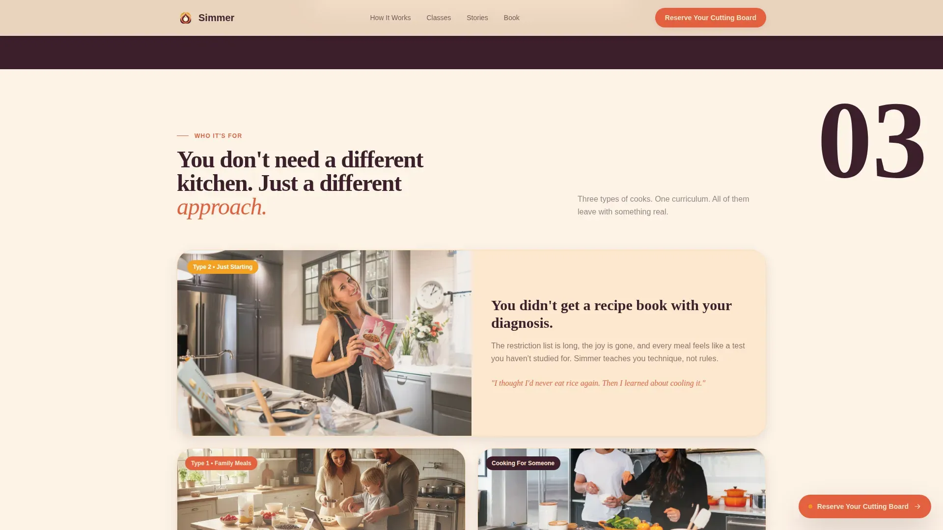 Diabetic-Friendly Cooking | Free Website Template | Rocket