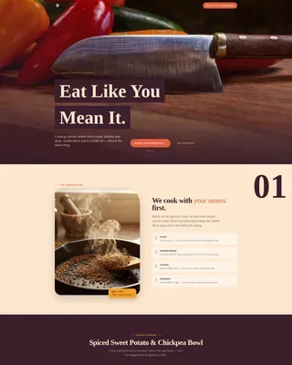 Diabetic-Friendly Cooking | Free Website Template | Rocket