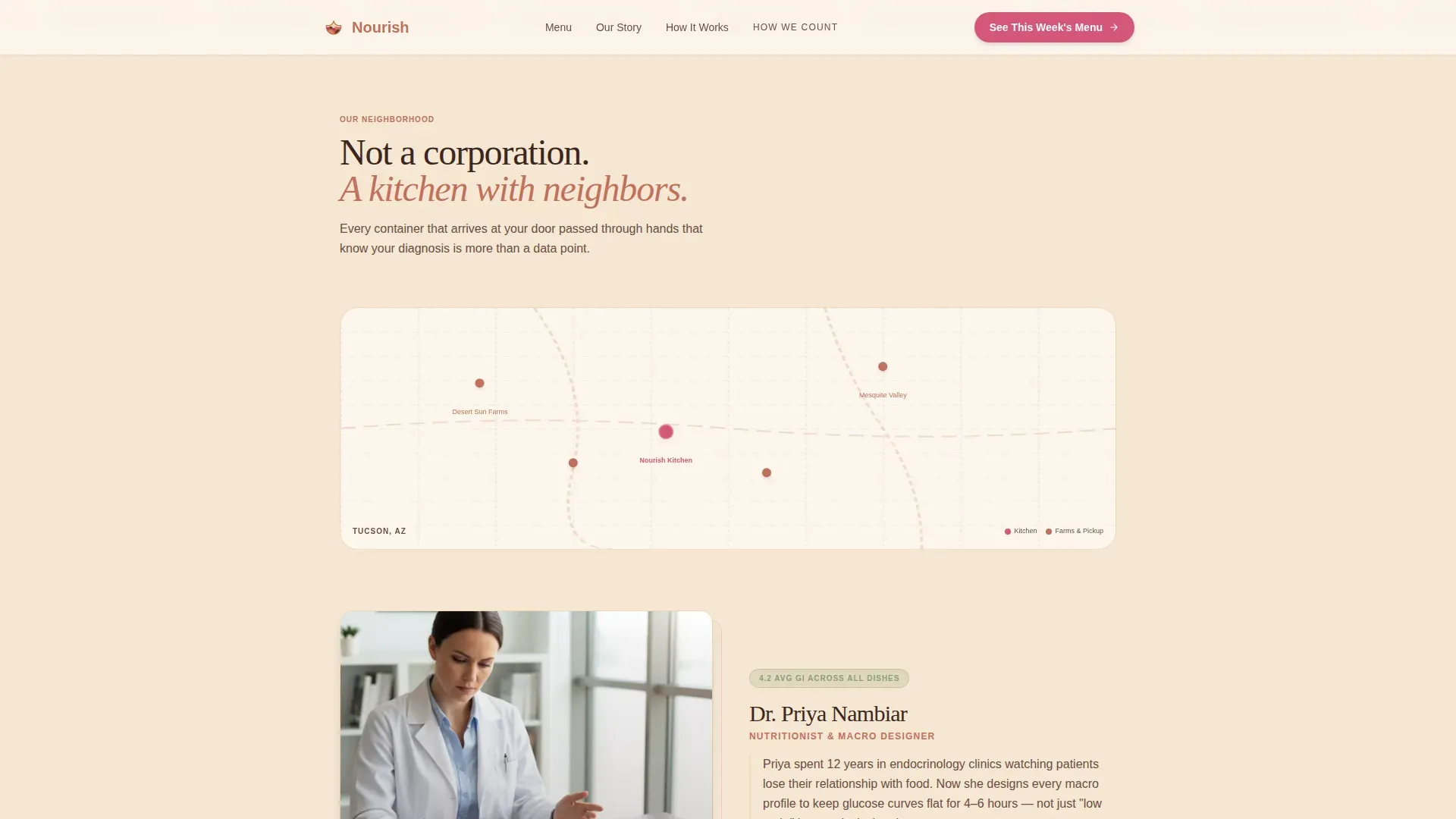 Specialized Meal Delivery | Free Website Template | Rocket