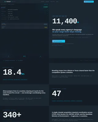 Precision Animallogistics | Free Website Template | Rocket